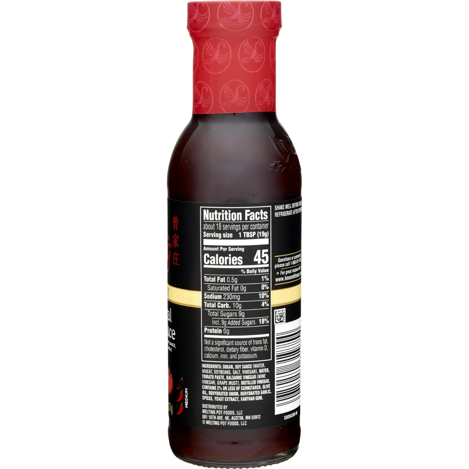 Authentic HOUSE OF TSANG General Tso Stir-Fry Sauce – 8 Pack (12.6 oz each)