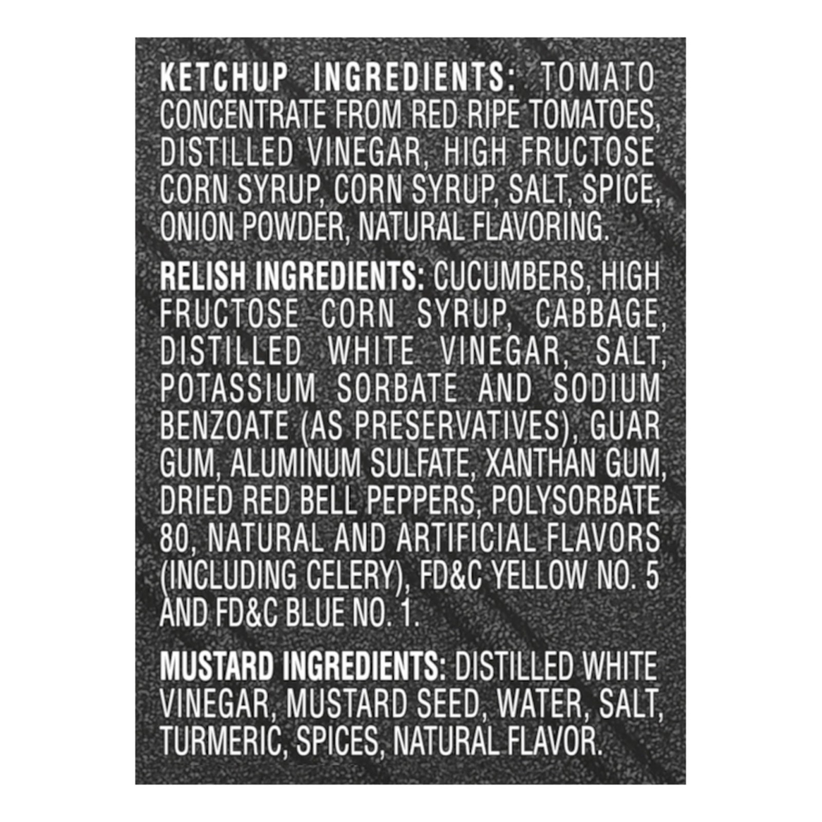 Heinz Tomato Ketchup, Sweet Relish & Yellow Mustard Grill 3 Piece Assortment