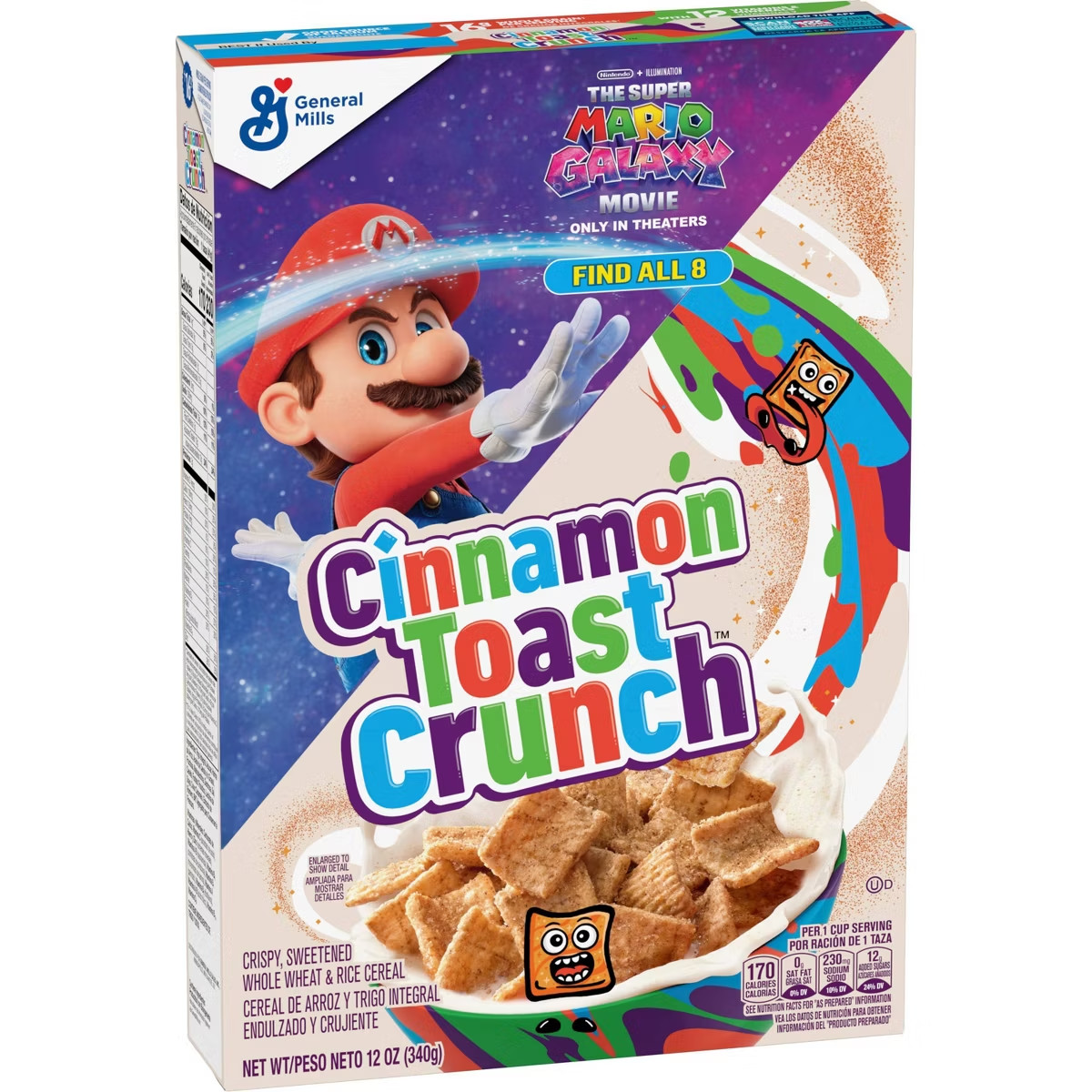 Cinnamon Toast Crunch Breakfast Cereal – 12oz – General Mills