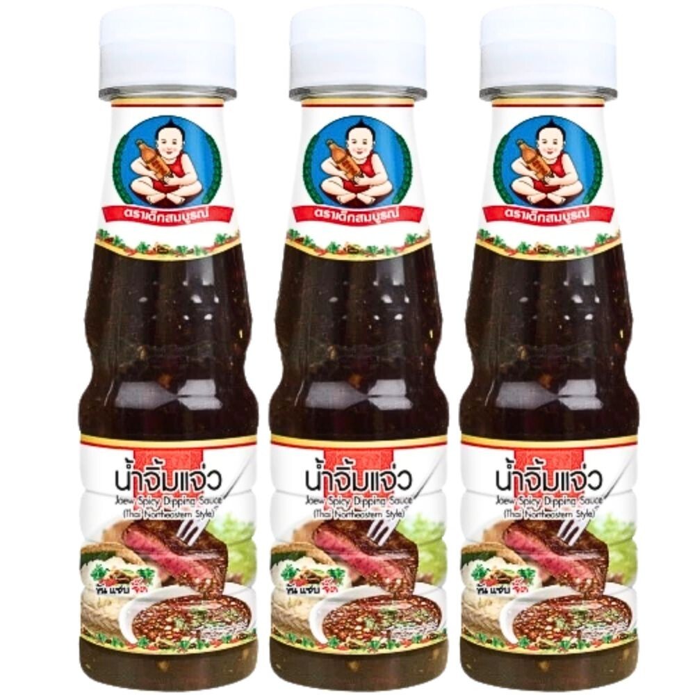Thai Spicy Dipping Seasoning Sauce Hot Jaew E-Sarn Style BBQ Chicken Pork Party