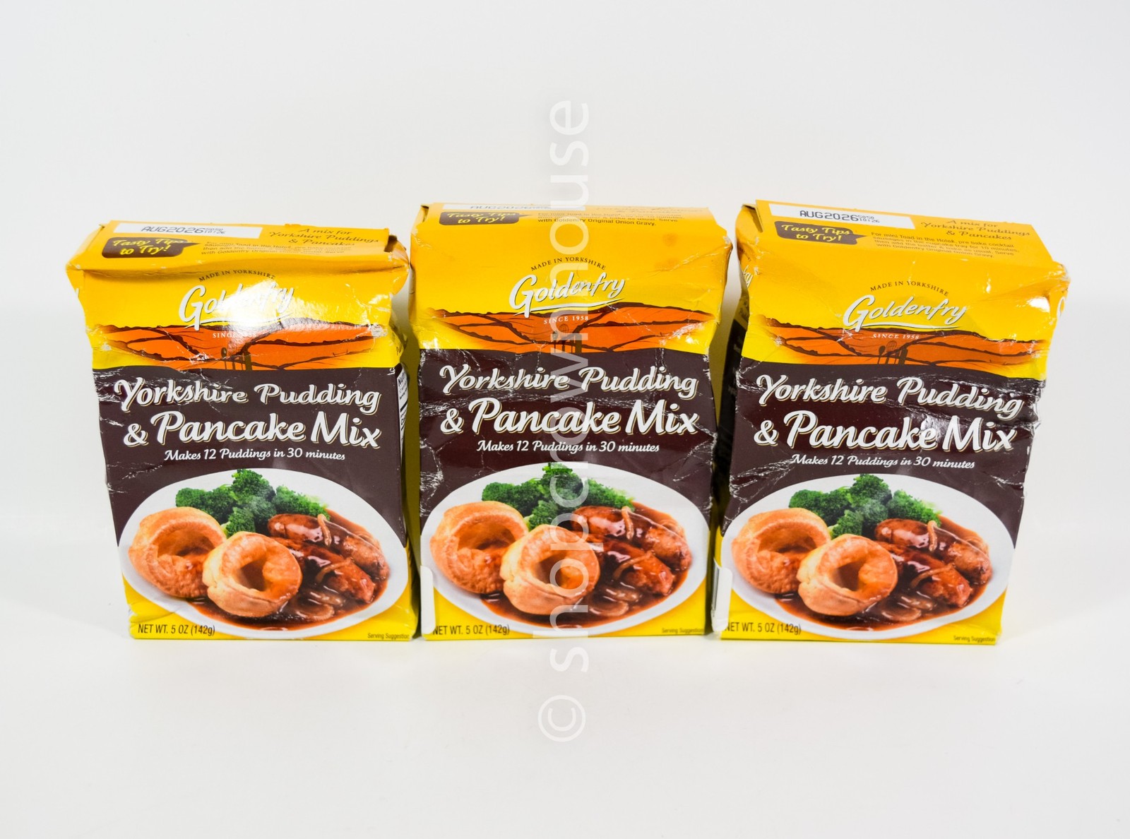 3 Goldenfry Yorkshire Pudding & Pancake Mix 5oz Box 08/2026