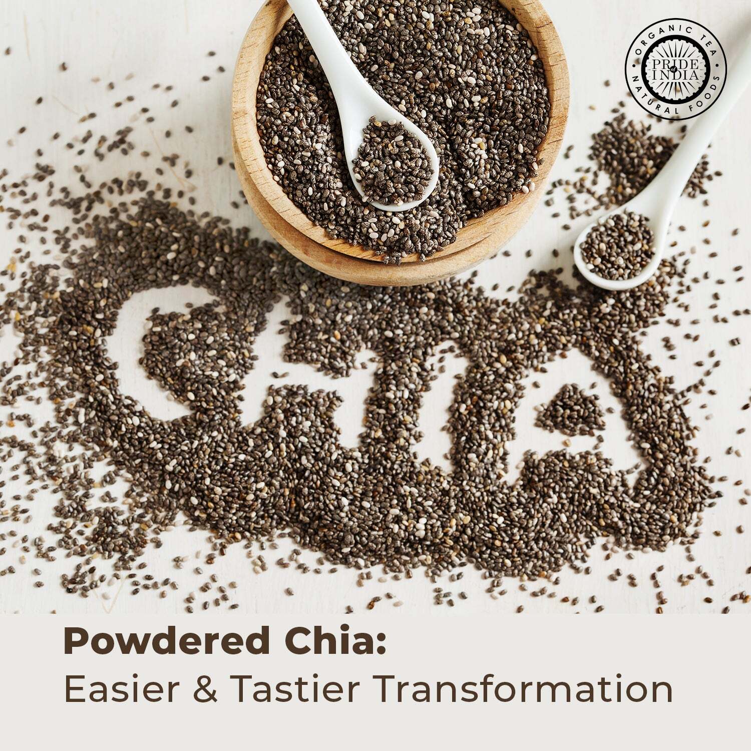Cold Milled Raw Chia Ground – Omega-3 & Fiber Superfood Jar