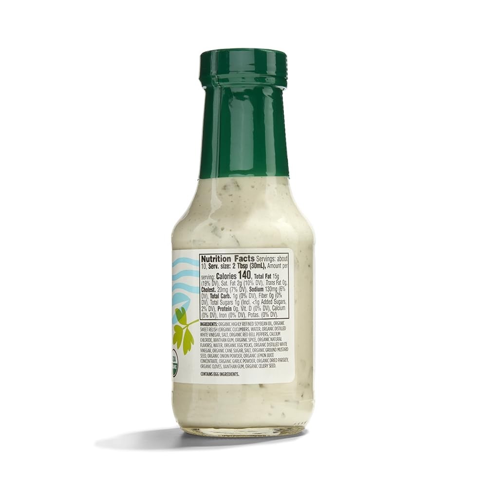 365 by Whole Foods Market, Organic Tartar Sauce, 10 Fl Oz 10 (Pack of 1)