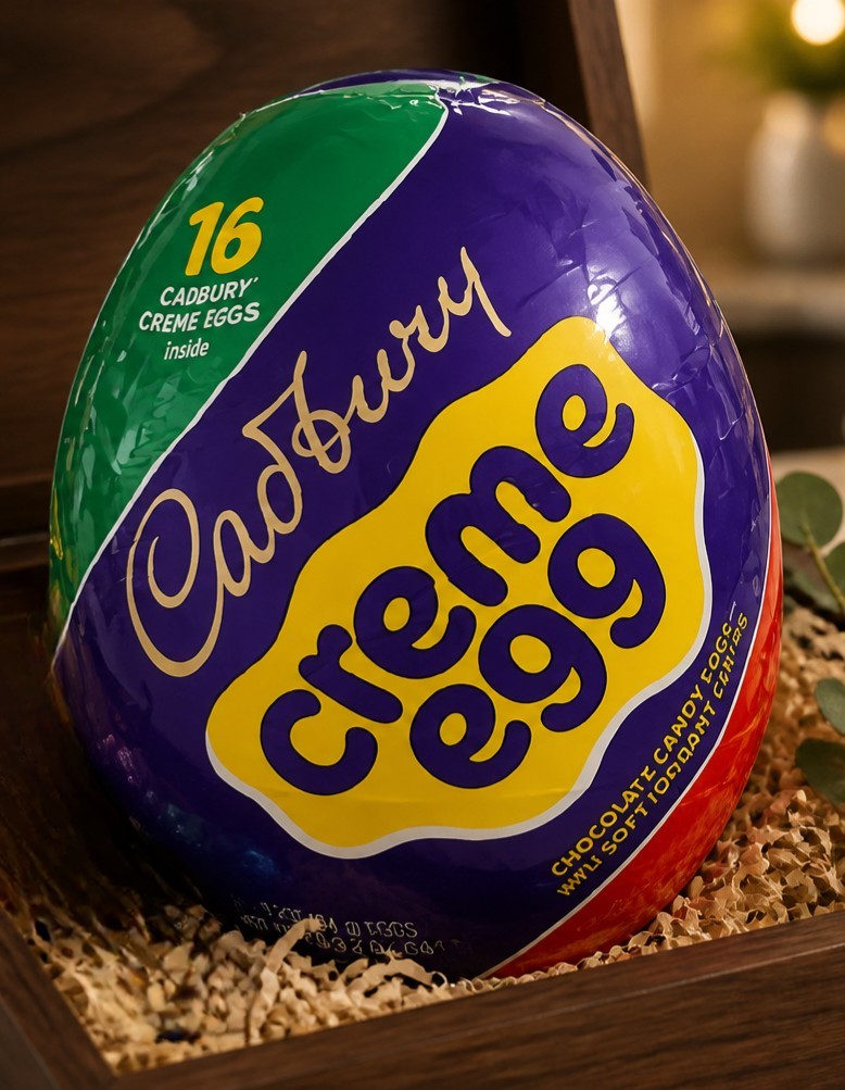 NEW CADBURY Milk Chocolate Crème Egg Easter Candy Plastic Egg (16 Count) EGGS