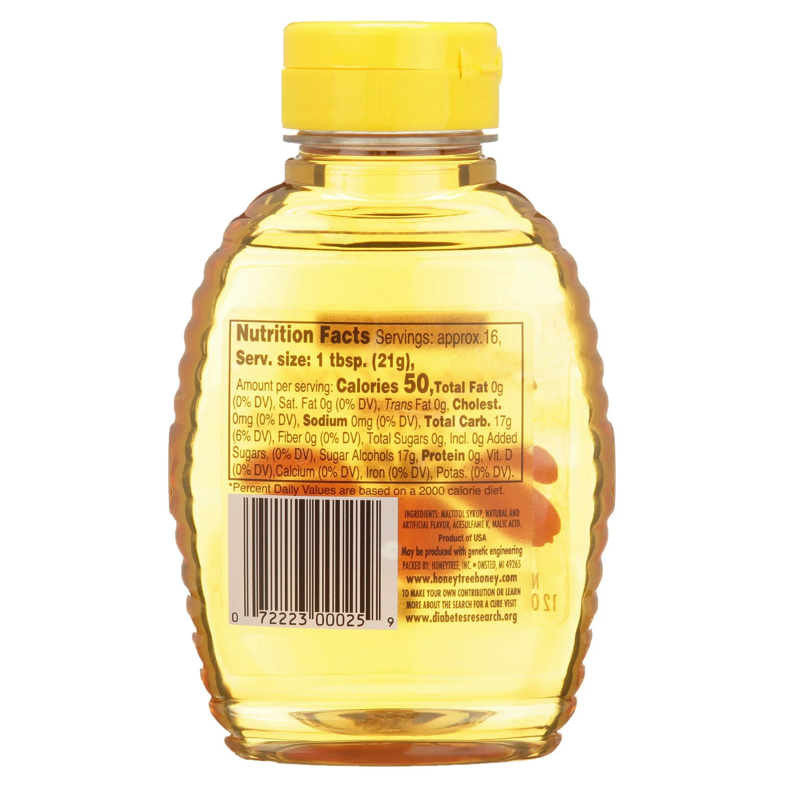 HoneyTree’s Sugar-Free Imitation Honey, 12 oz – Diabetic-Friendly Sweeten 4-Pack