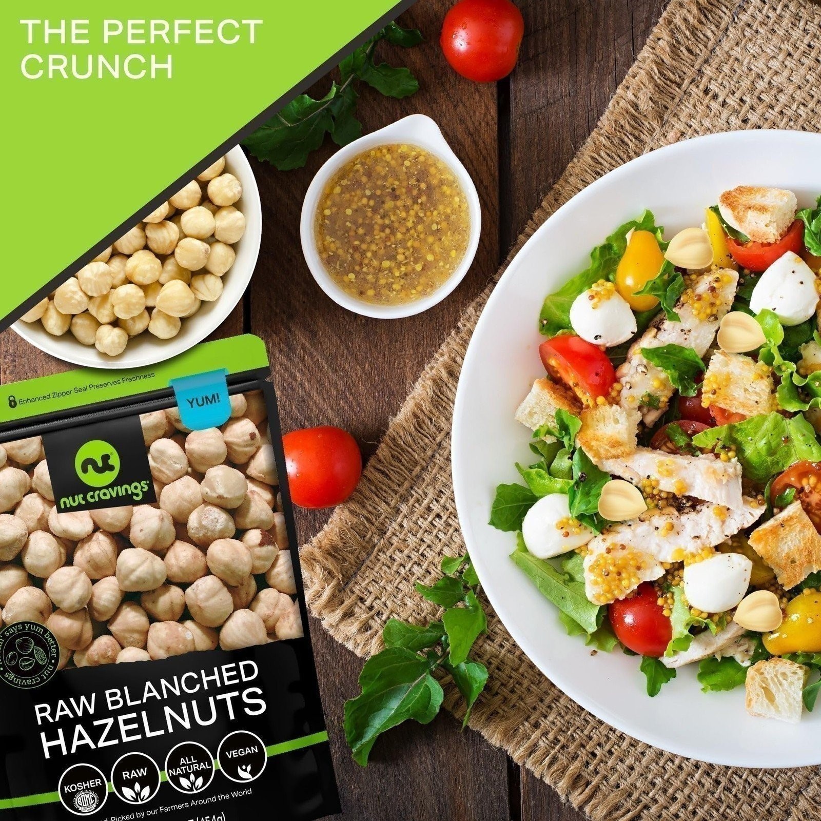 Raw Blanched Hazelnuts Filberts, No Shell, Nut Food Snack, All Natural, Kosher