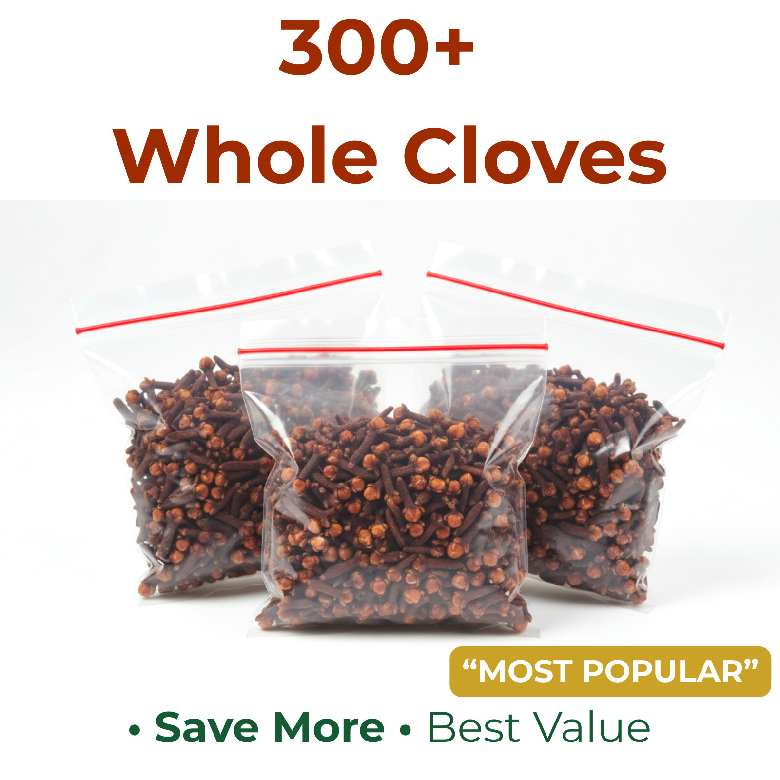 100+ Ceylon Whole Cloves,Clavos de Olor-Organic -Fresh Premium Aromatic Spice