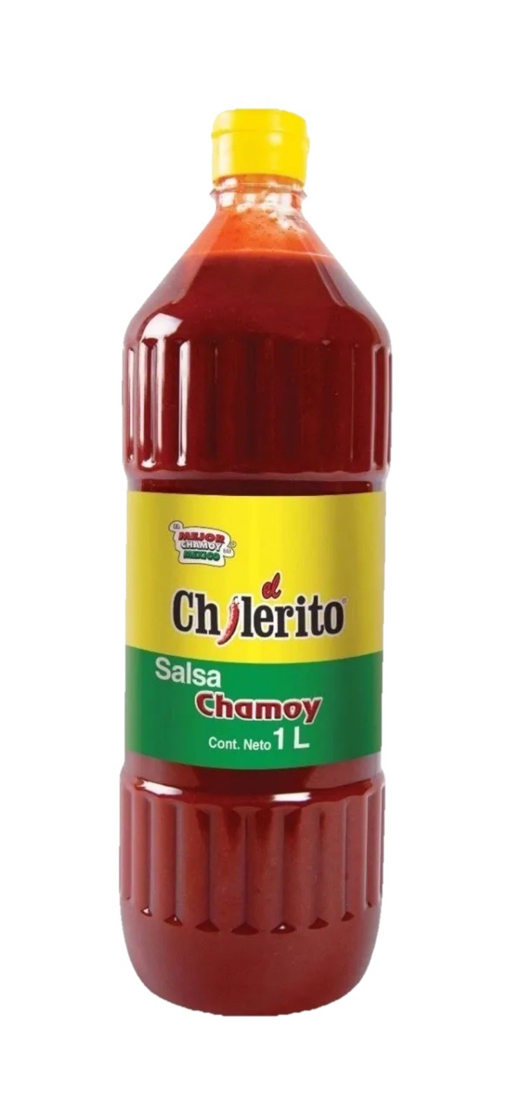 3pk Salsa El Chilerito Chamoy Botella 1 Litro Sabor Picante Agridulce