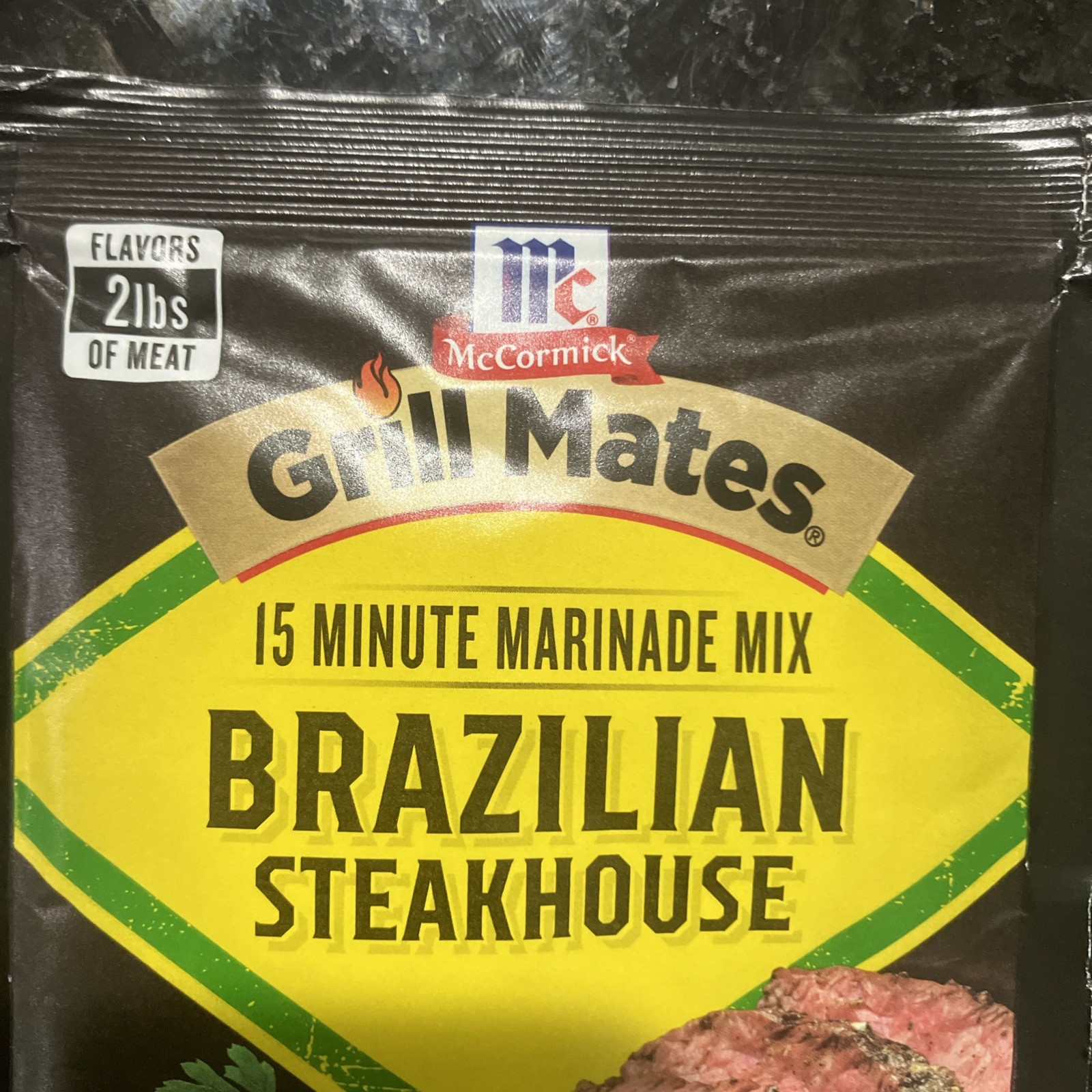 Lot of 10 McCormick Grill Mates Marinade Mix Brazilian Steakhouse 1.06 oz each