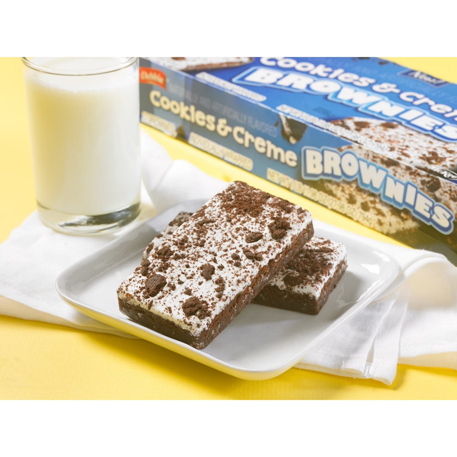 Snack Cakes, Little Debbie Big Pack Cookies & Creme Brownies-free shipping