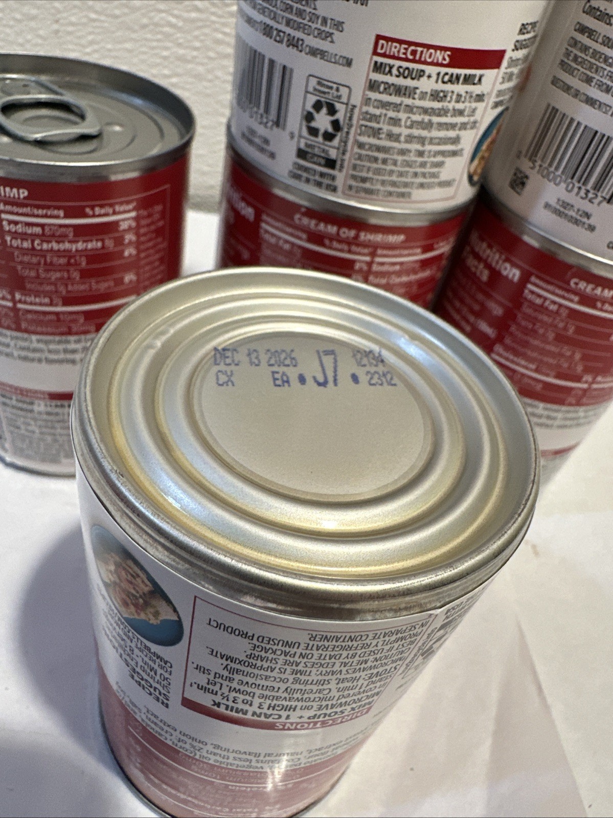Campbell’s Condensed Cream of Shrimp Soup CASE Of 12 Cans 10.5 oz Exp Dec 2026