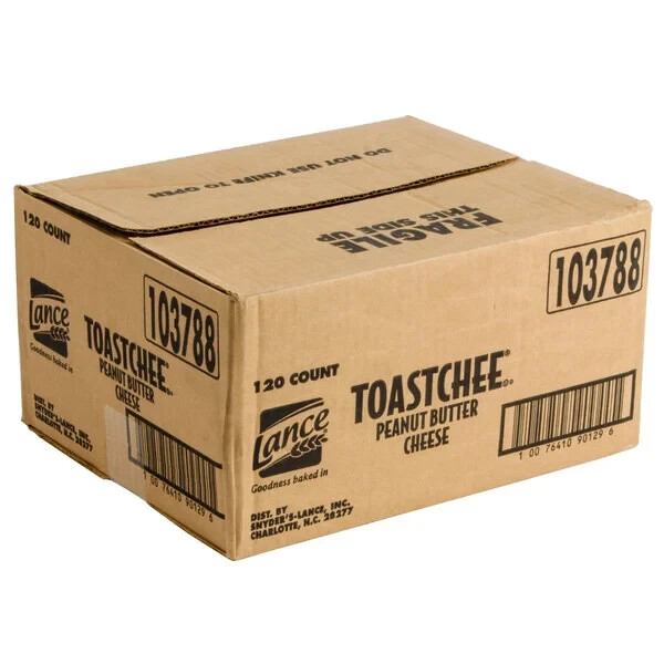 Lance ToastChee Peanut Butter Crackers (1.52 oz., 6x 20 = 120 ct.)