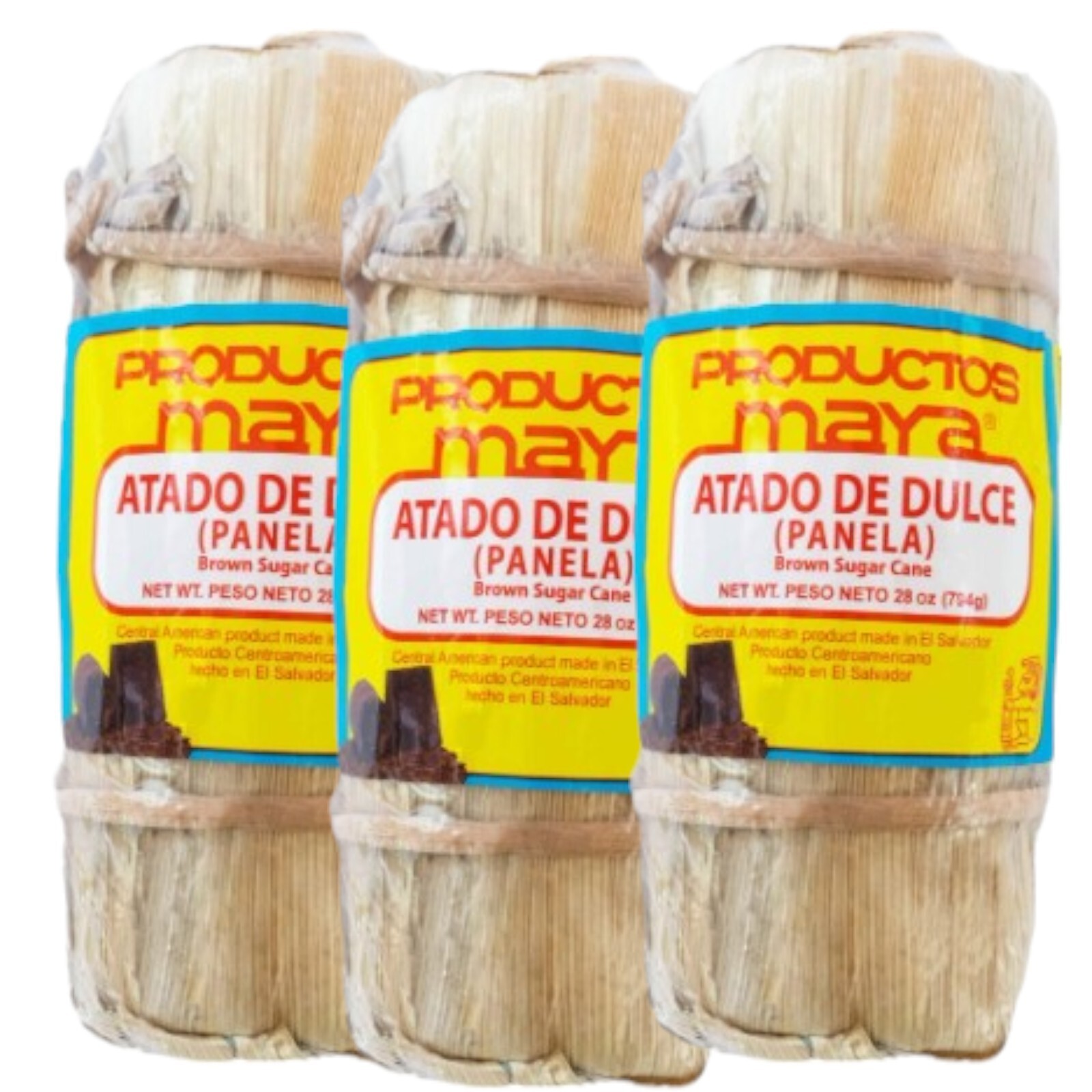 PANELA Producto De El Salvador 100% Brown Sugar Cane 28 oz (794g)
