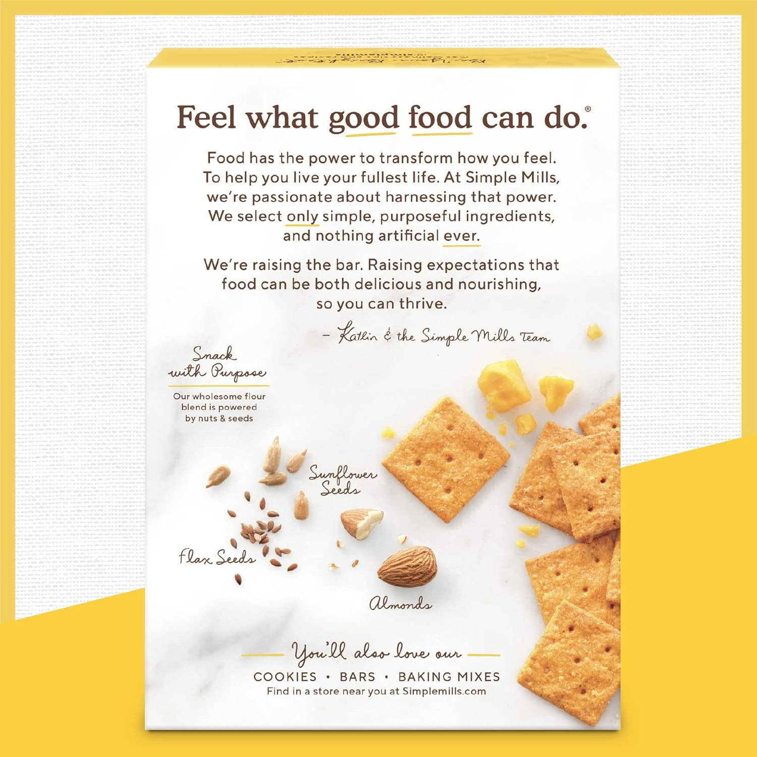 Almond Flour Crackers, Farmhouse Cheddar – Gluten Free, Healthy Snacks, Plant Ba