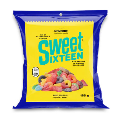 Mondoux Sweet Sixteen Sweet and Sour Mix, 185g/6.5 oz