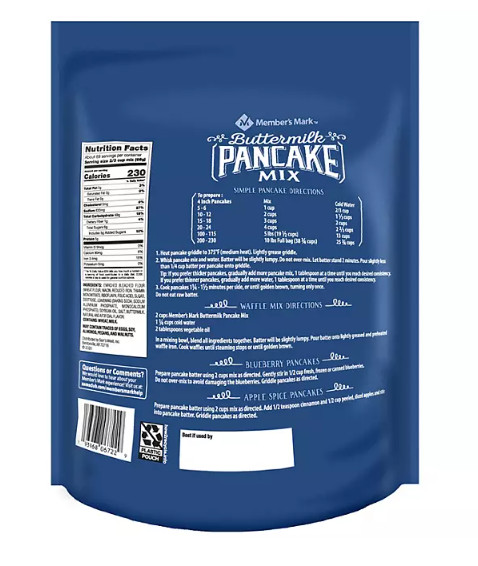 Member’s Mark Buttermilk Pancake Mix (10 lbs.) 3pk