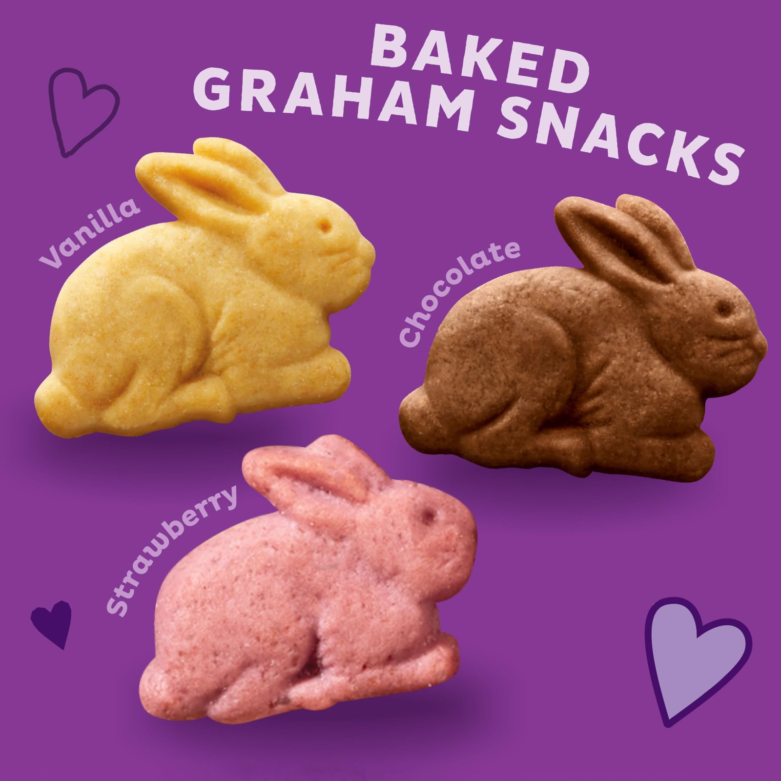 Annie s Organic Neapolitan Bunny Grahams 7.5 Ounce Fun Healthy Snacks for Kids