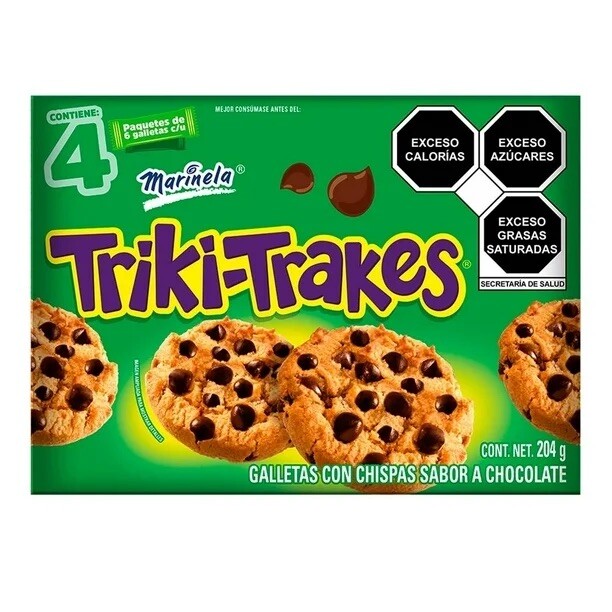 2 CAJAS DE GALLETAS TRIKI TRAKES – CHOCOLATE CHIP COOKIES (2 BOXES)