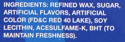 24 Count Cherry Flavor Wack O Wax Lips Fun Treat for Parties Halloween