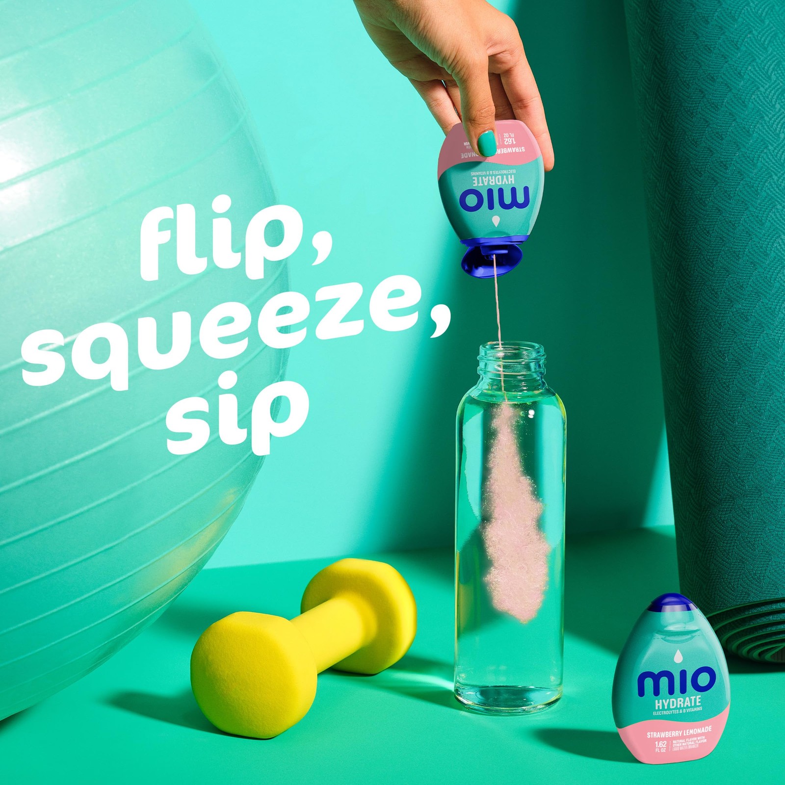 mio Hydrate Strawberry Lemonade Flavored with other 1.62 Fl Oz (Pack of 1)