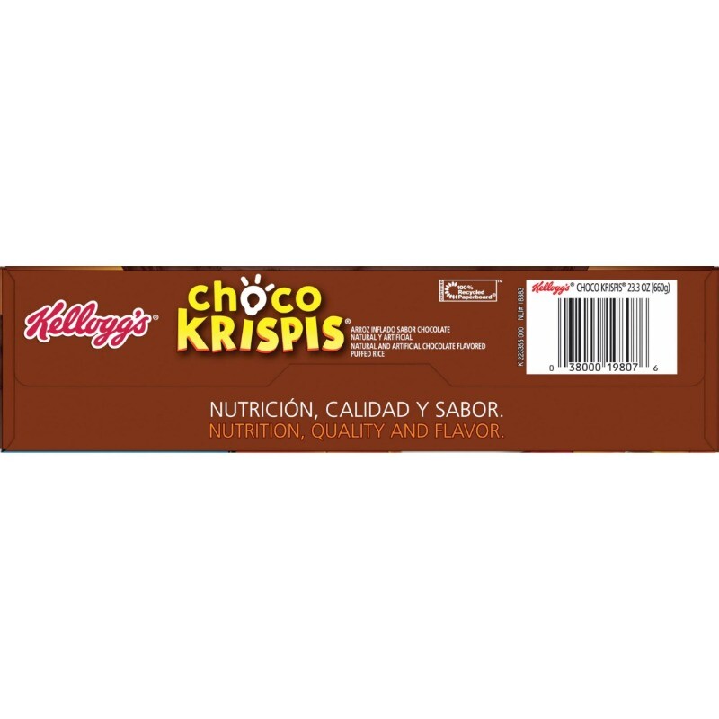 (3 pack) Kellogg’s Choco Krispies Original Breakfast Cereal, 23.3 oz Box