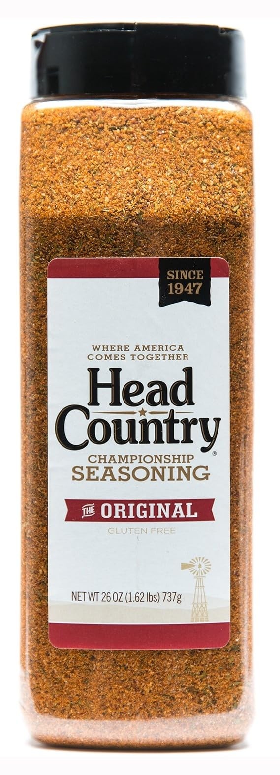 Head Country Championship BBQ Seasoning, 26 Ounce (Pack of 1), orange