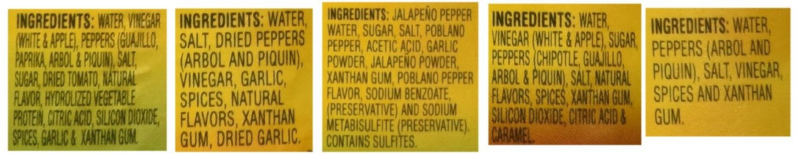 Hot Sauce Variety Pack – 5 Different Flavors