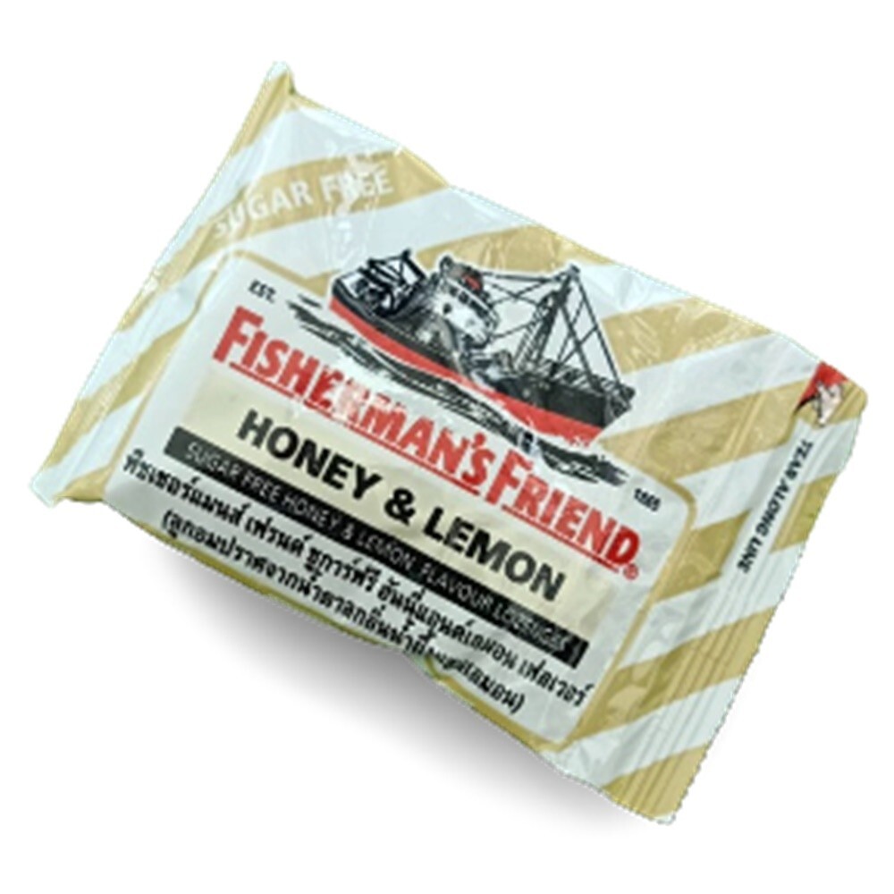 Lozenges Candy Fisherman’s Friend Honey Lemon Flavor Sugar Free 25 g x 5 Packs