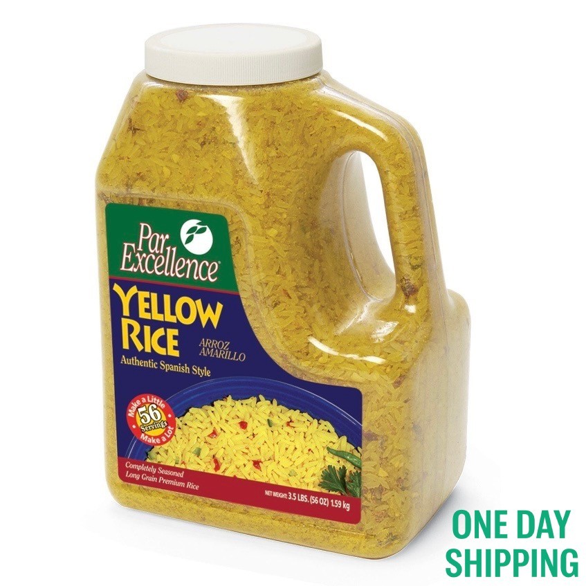 Yellow Rice 3.5lb Seasoned Long Grain