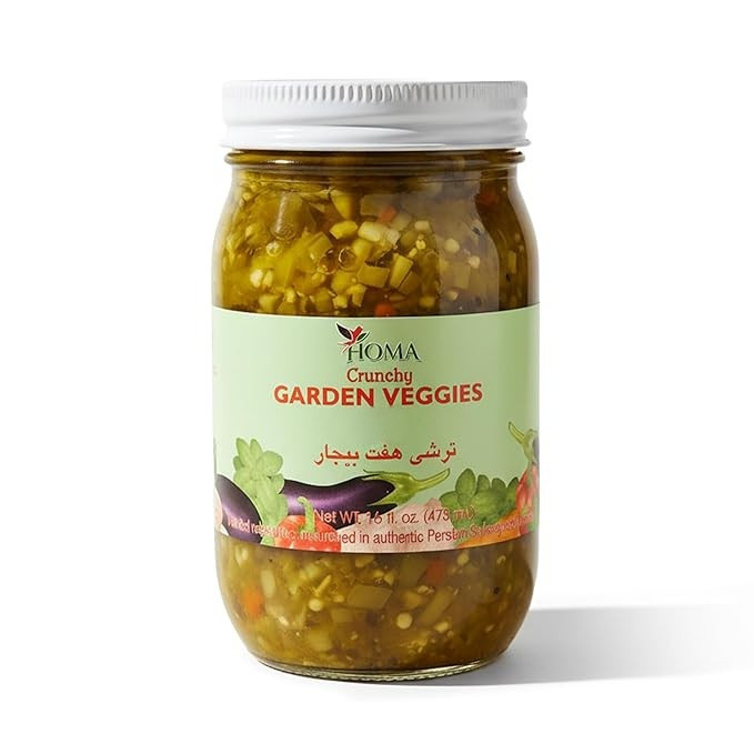Homa Crunchy Garden Veggies 16oz – Persian Pickled Mix