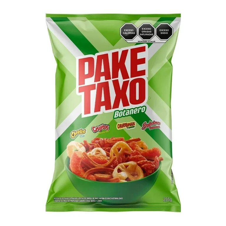 3 Paketaxo Botana Sabritas queso, chile y limón 255 g