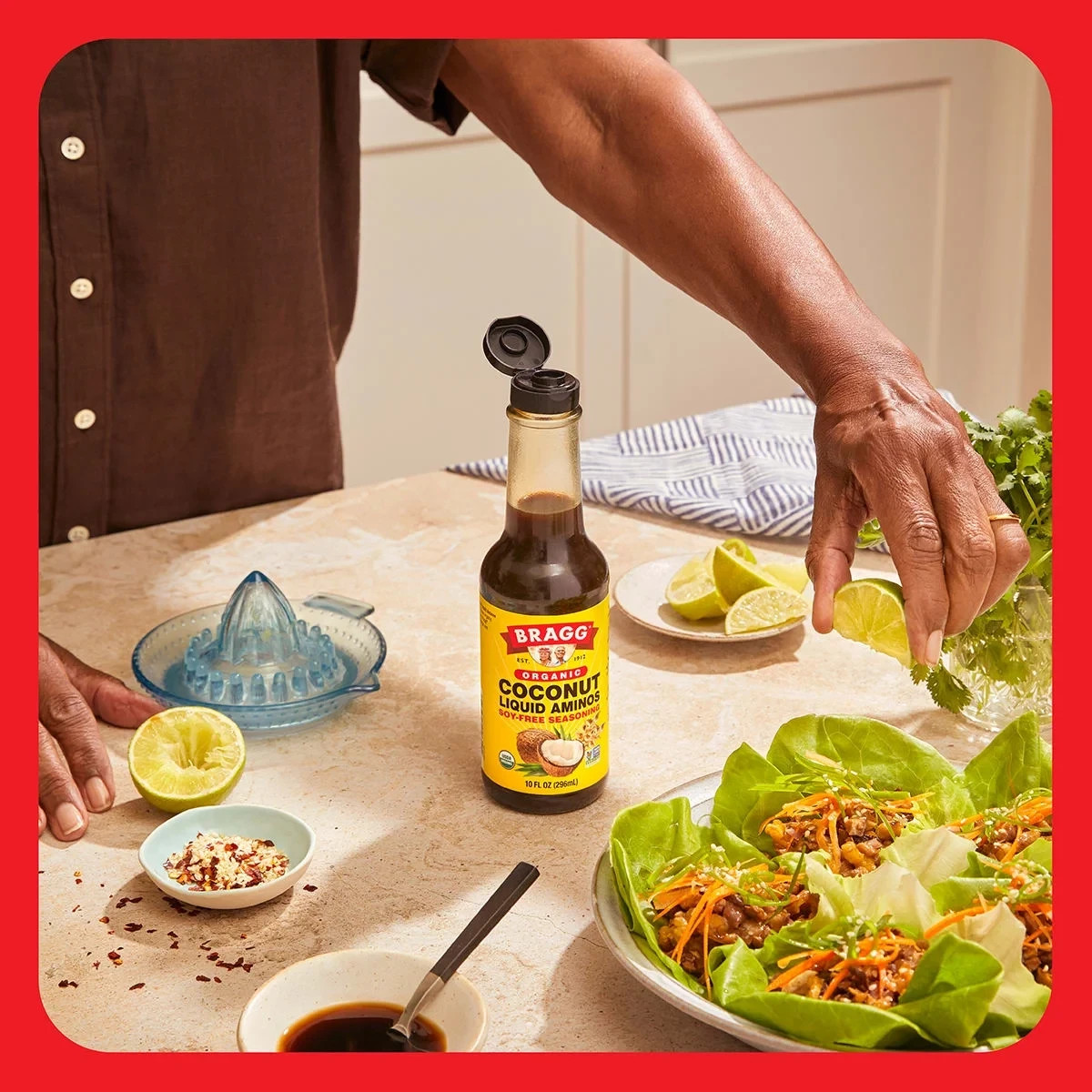 Bragg Organic Coconut Liquid Aminos Soy-Free Seasoning, 10 fl oz