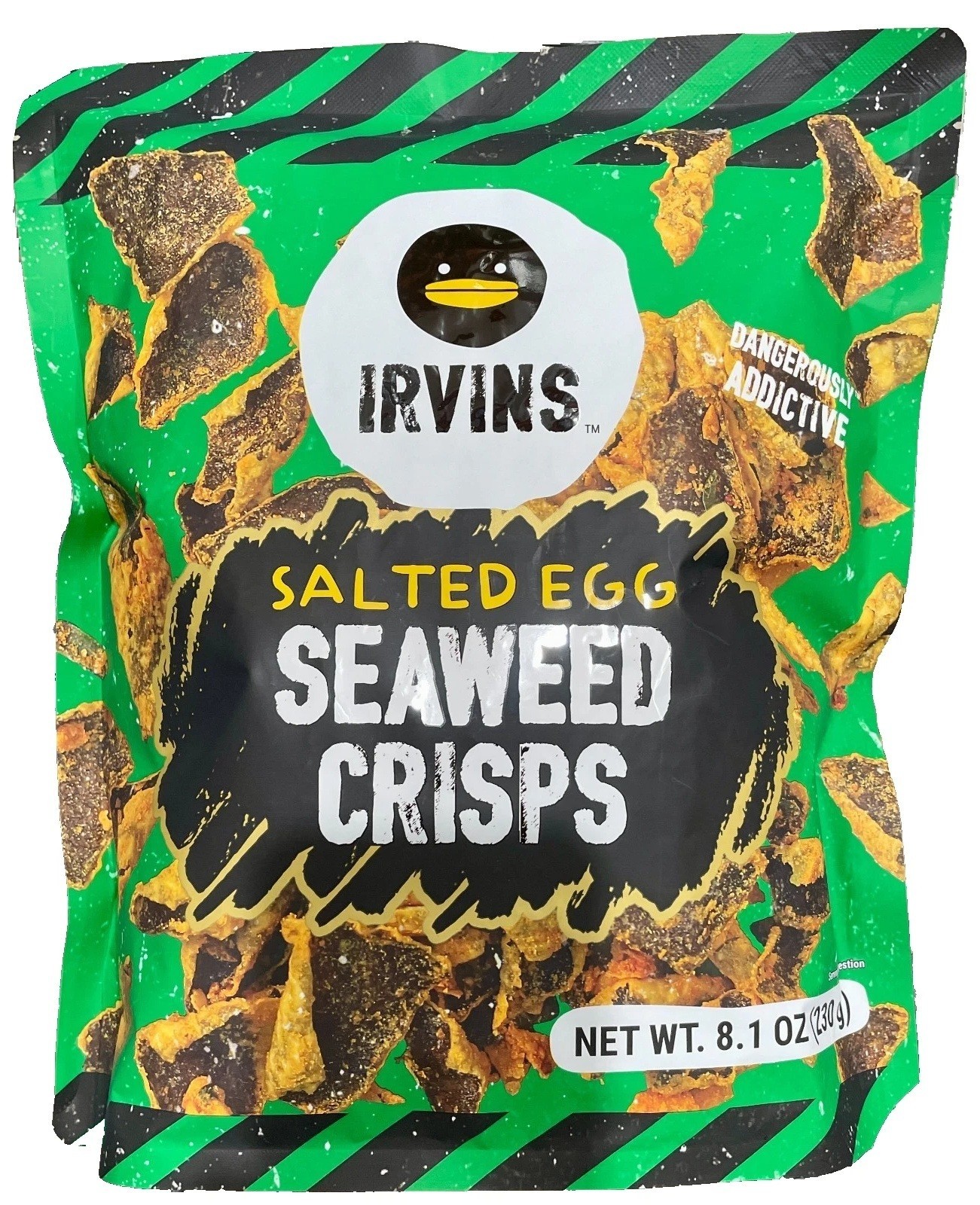 2-PACK Irvins Salted Egg Salmon Skin Chips Crisps BIG BAG, 10.6oz/300g each pack