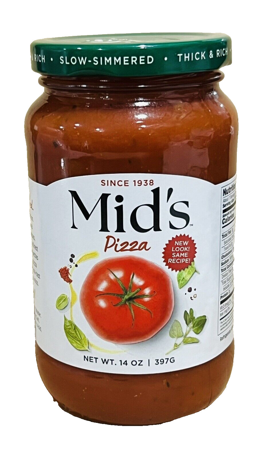 Mid’s Kettle Simmered All Natural Pizza Sauce 14 oz Mids