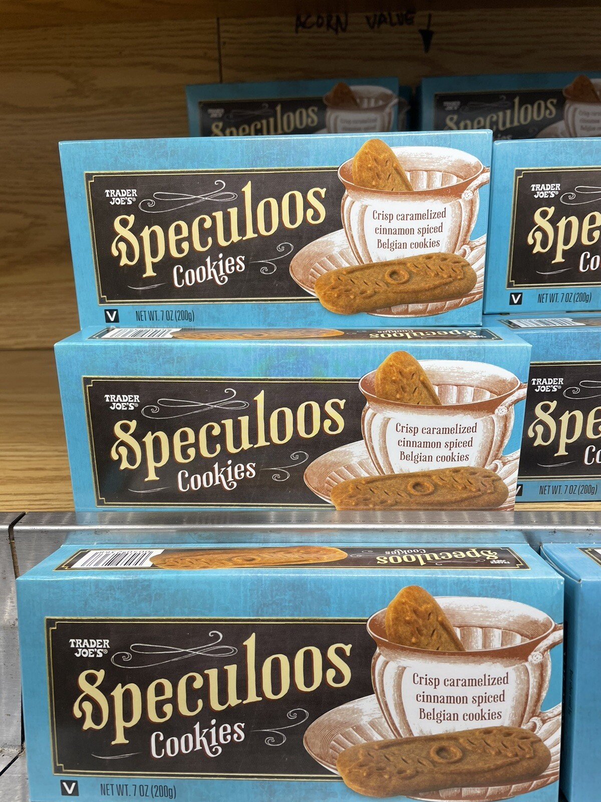 2 Pks Trader Joe’s Speculoos Belgian Cookies Crisp Caramelized 7 oz Each Pack