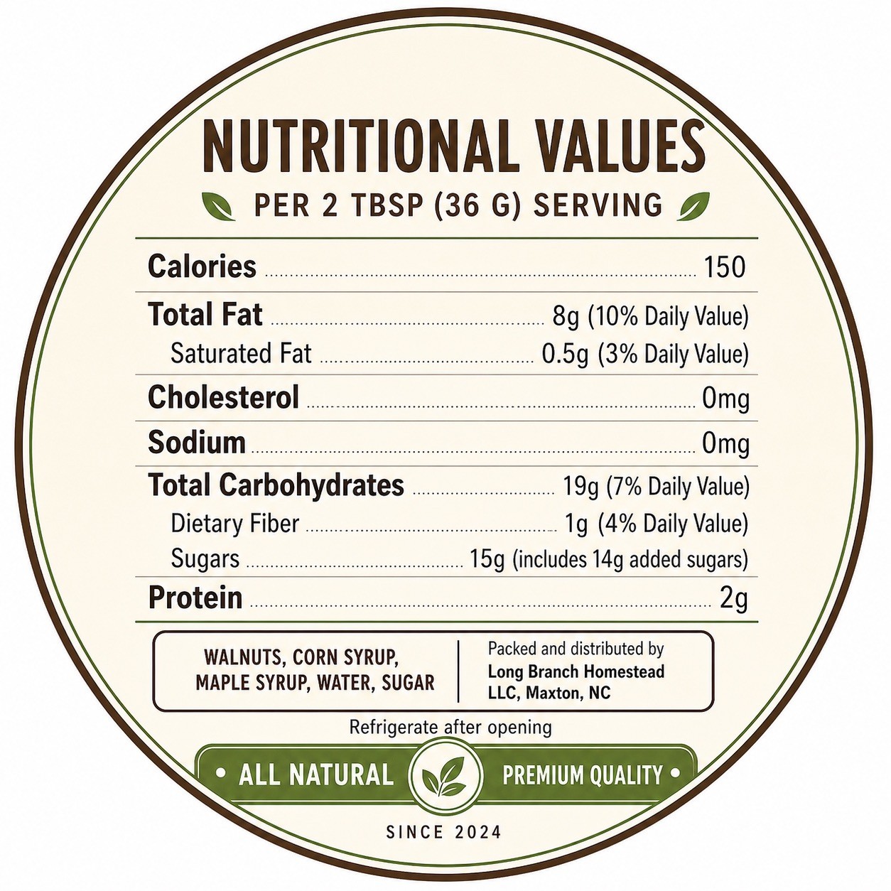 Walnuts In Syrup 16 Oz