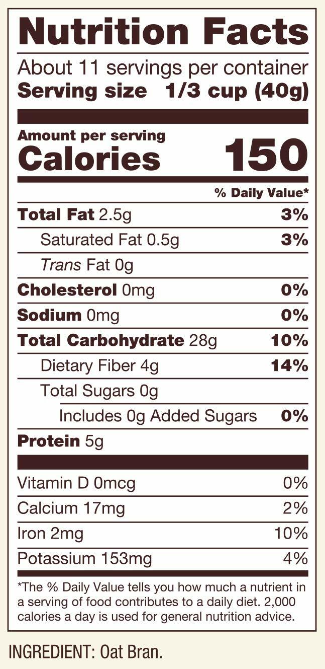 5 PACK – Bob’s Red Mill Gluten Free Oat Bran Hot Cereal 16 oz EXP: 10/2024