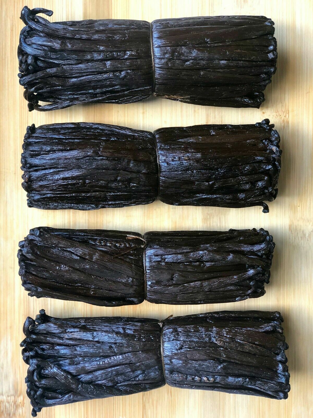Tahitian Bourbon Vanilla Beans Grade B, Whole Beans for Baking and Extract