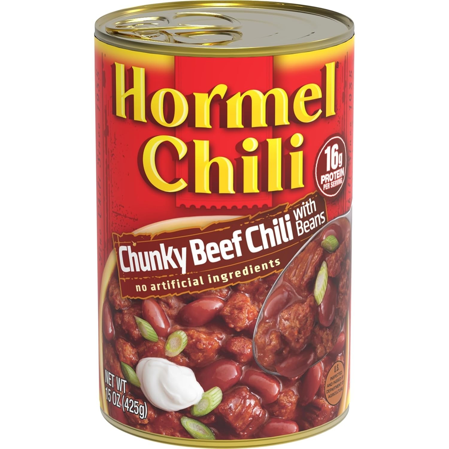 Hormel Chunky Beef Chili with Beans, Gluten-Free, 15 Oz – Savory Protein Power