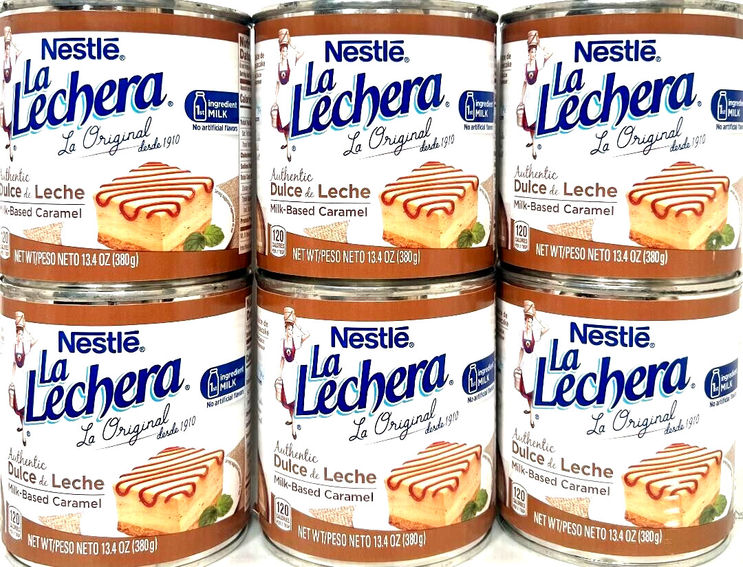 Nestle La Lechera Dulce De Leche Milk Based Caramel 13.4 oz ( Pack of 6 )