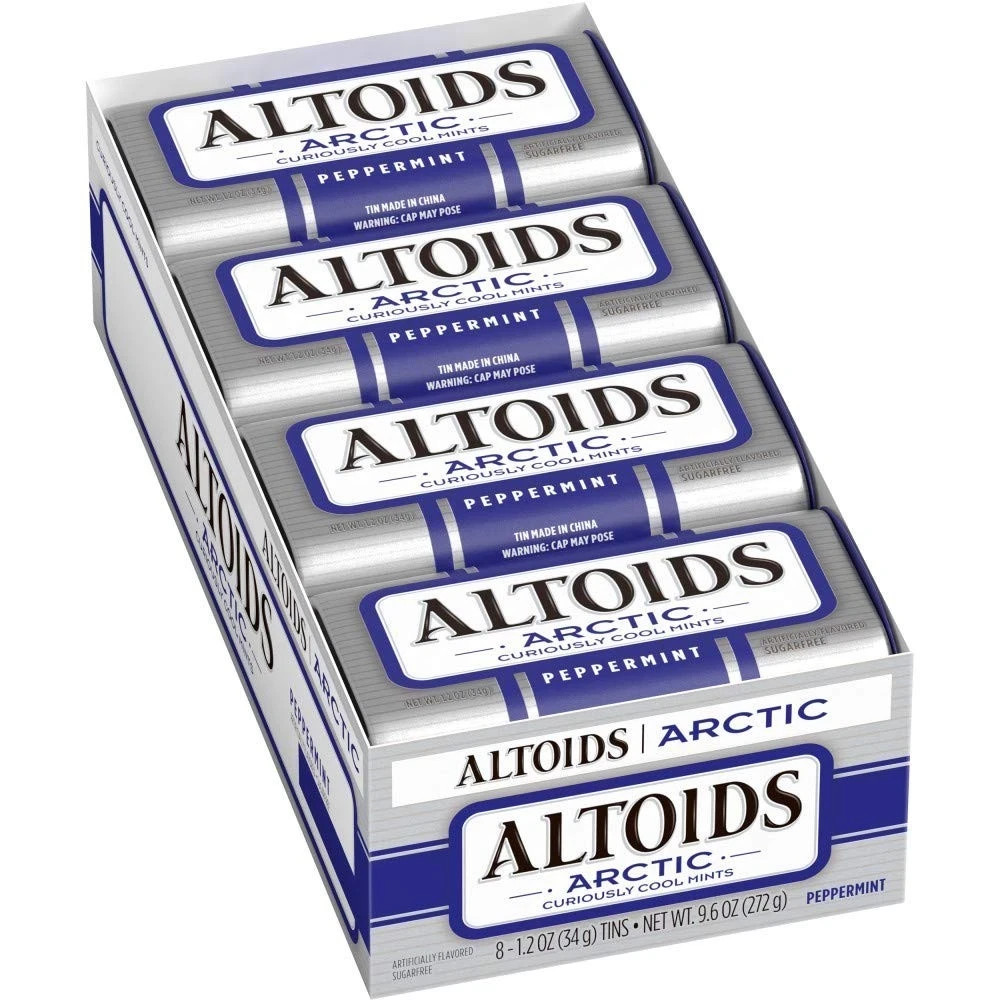Altoids Arctic Peppermint Mints – Pack of 8