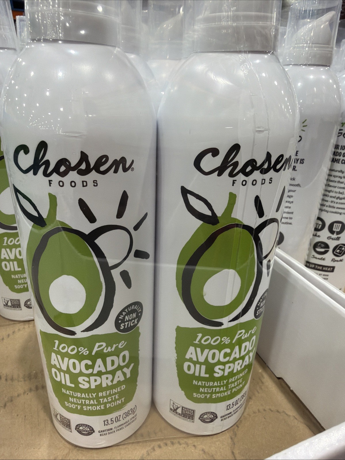 Chosen Foods Avocado Oil Spray, 13.5 oz, 2-count I Packs
