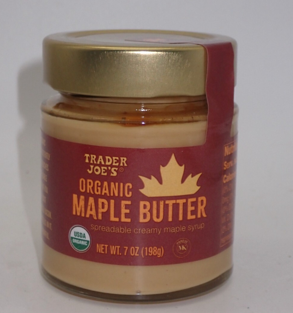 Trader Joe’s Organic Maple Butter 7oz Limited Seasonal Item Exp. Date 07/2027