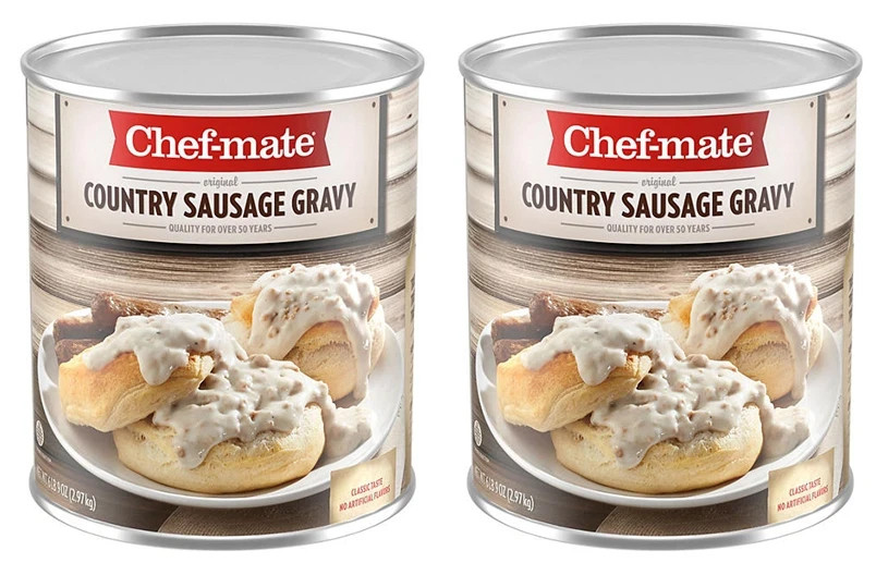 2 pack Chef-mate Country Sausage Gravy, 105 oz. FREE shipping