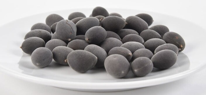 Dried Velvet Tamarind Plum Dialium Indum Natural Thai Sour Herb Fruit Seedless