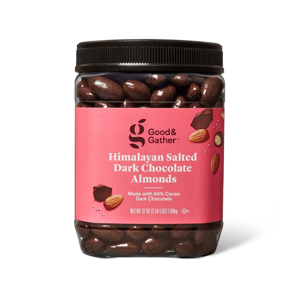 Himalayan Salted Dark Chocolate Almonds – 37oz – Good & Gather™