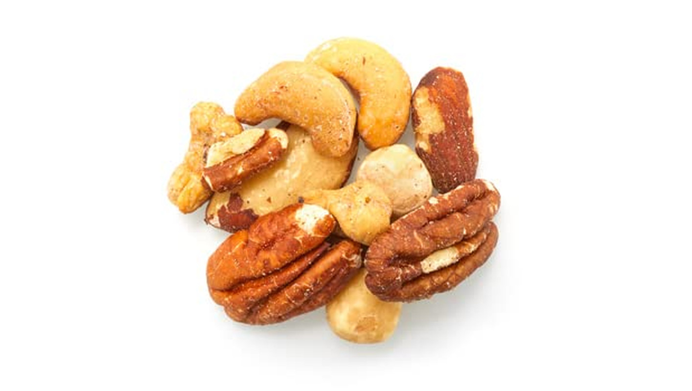 Deluxe Salted Roasted Mixed Nuts without Peanuts, 2.2 Lbs.