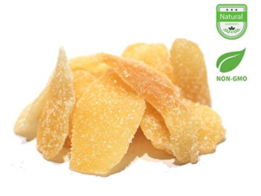 Aiva Ginger Slice Crystallized 2 LB | Ginger Chips Spice Cooking Herbal Tea