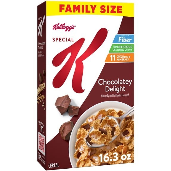 Kellogg’s Special K Chocolatey Delight Cereal 16.3 oz Family Size 1-2 Pack