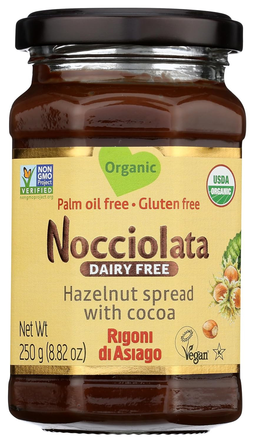Hazelnut Spread Dairy Free Organic, 8.82 Ounce